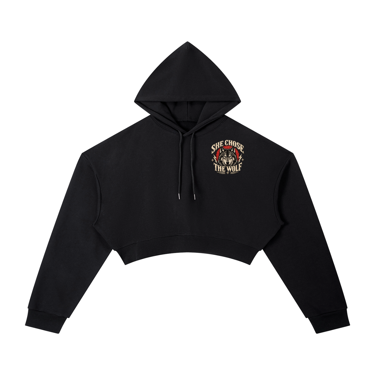 Essential Cropped Hoodie
