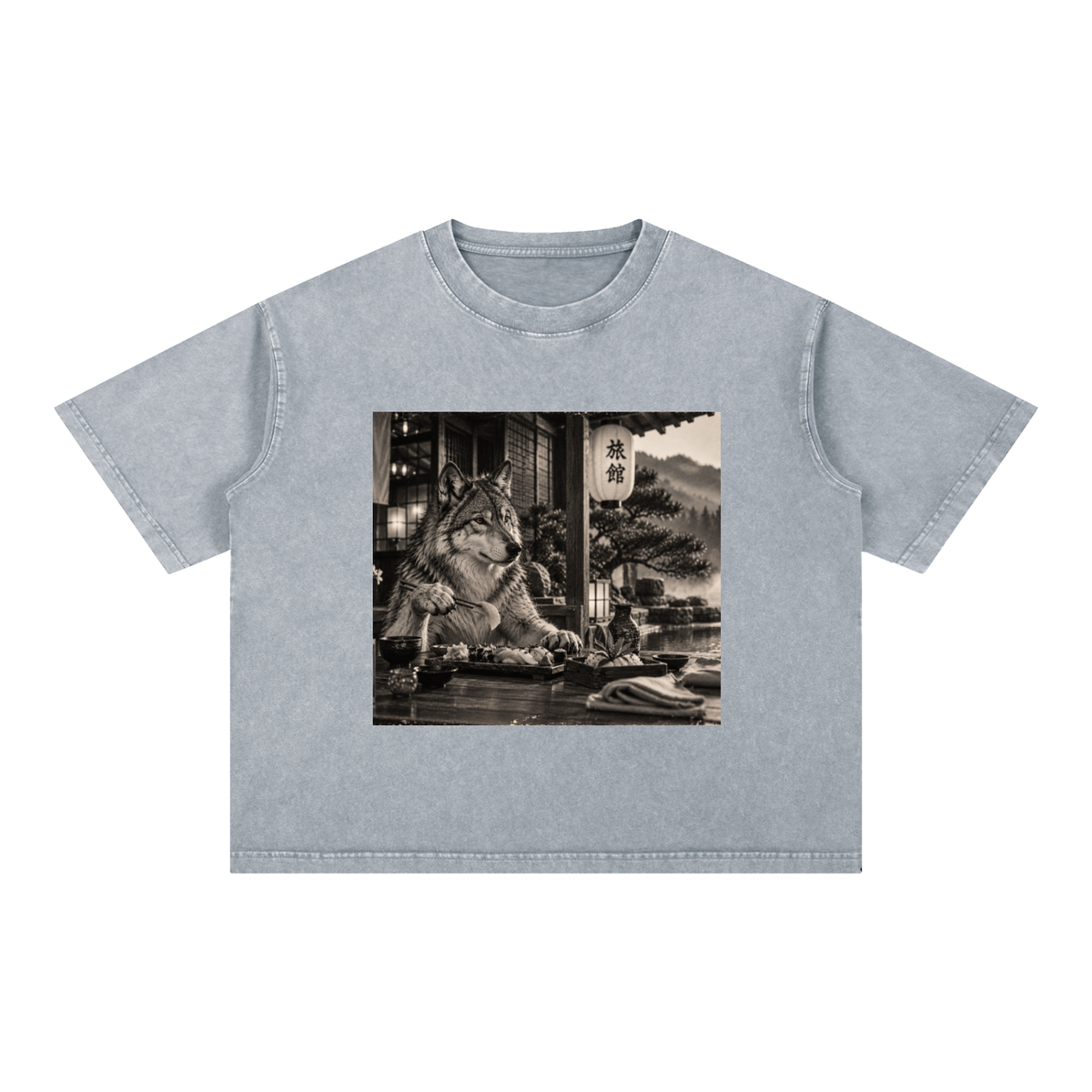 Mineral Wash Boxy Cotton T-Shirt